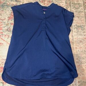Healing Hands Deep Blue Blouse